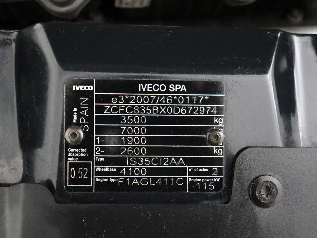 Iveco Daily 35C16 Bakwagen+Laadklep