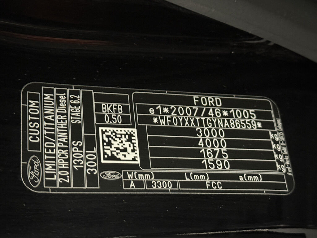 Ford Transit Custom 130PK Automaat Lang Limited | Euro 6 | Vol Opties !