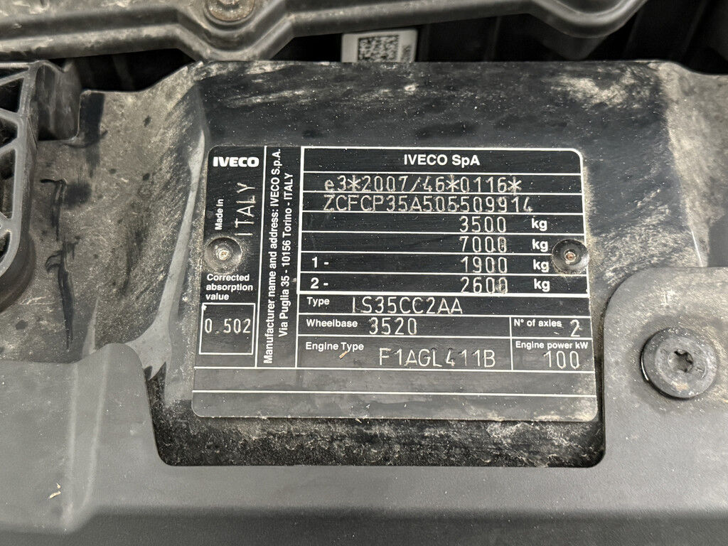 Iveco Daily 35C14 L2H2 Dubbel lucht L2H2 | 3500Kg Trekgewicht