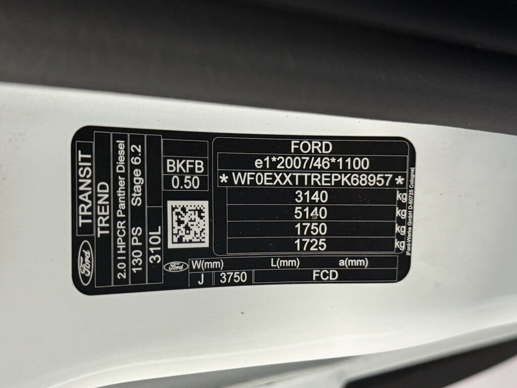 Ford Transit 2.0TDCi 130PK L3H2 | Euro 6 | 2023