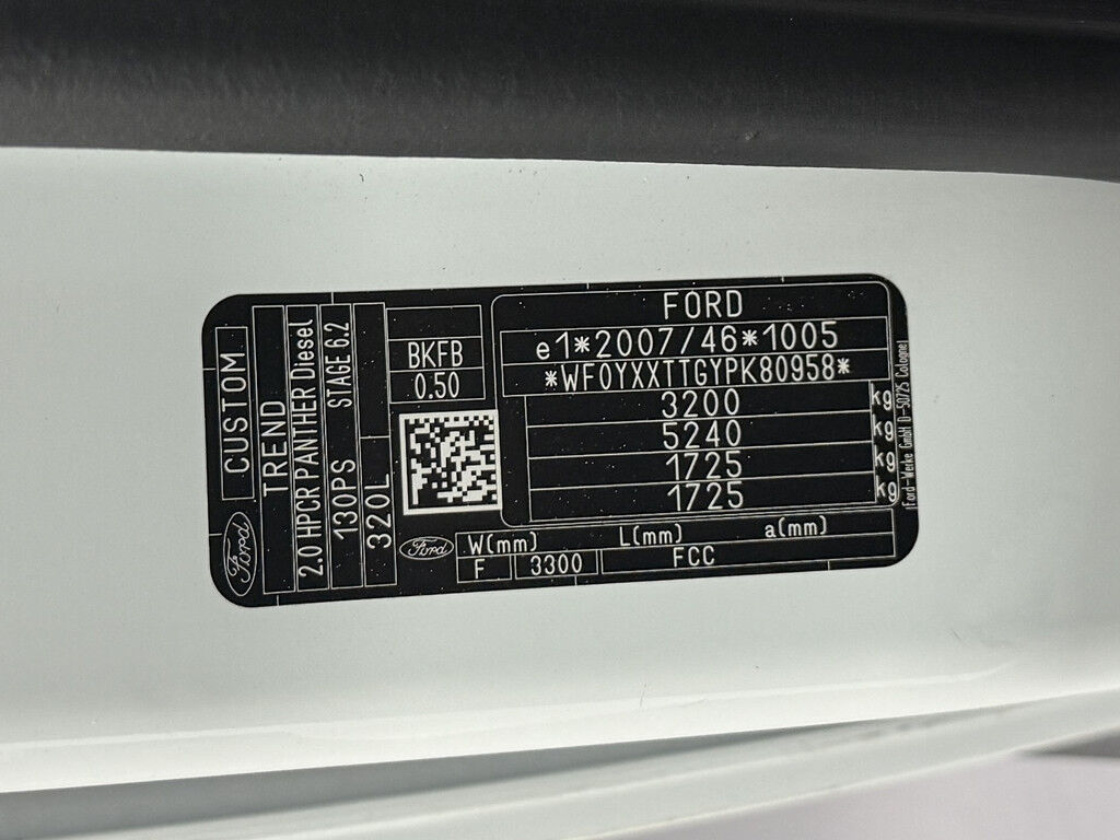Ford Transit Custom 2.0TDCi 130PK Lang | Achterdeuren