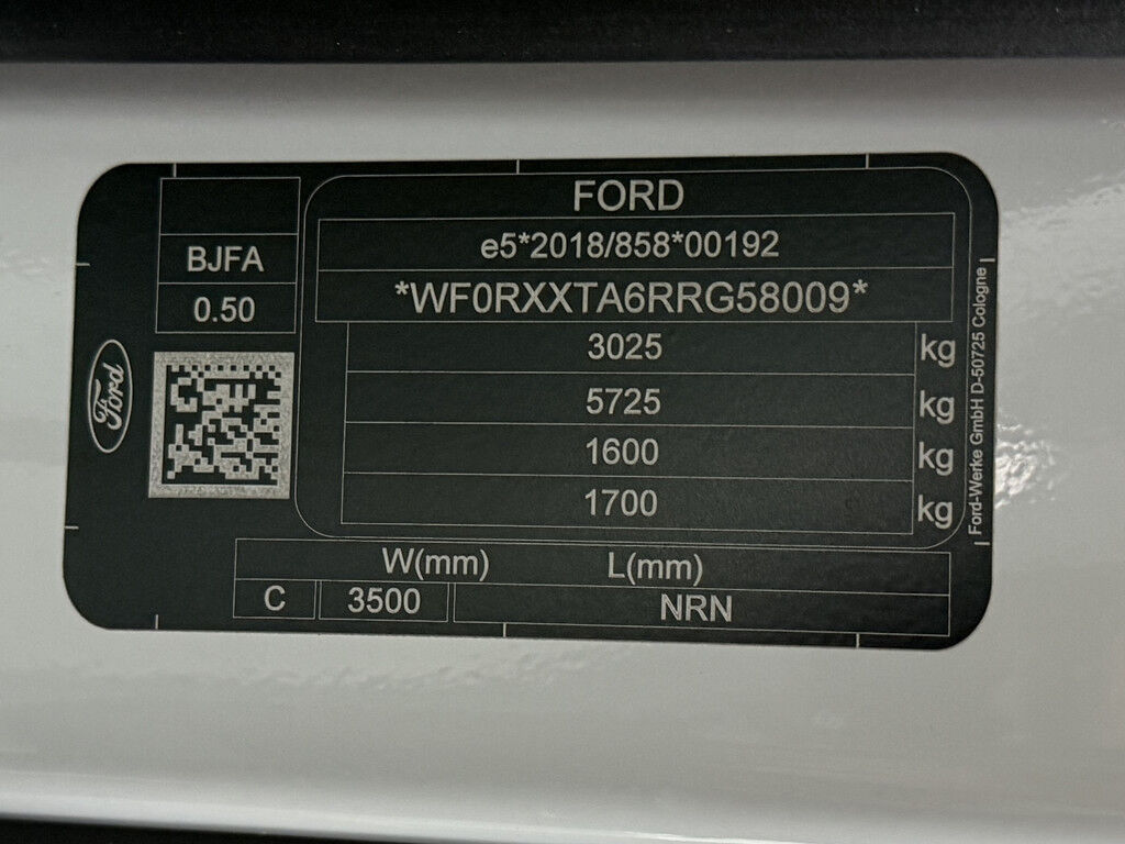 Ford Transit Custom 2.0TDCI Lang Raptor Sport