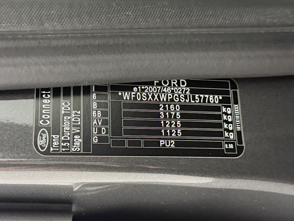 Ford Transit Connect 1.5TDCI Lang | Marge | 3-Zits | Trekhaak